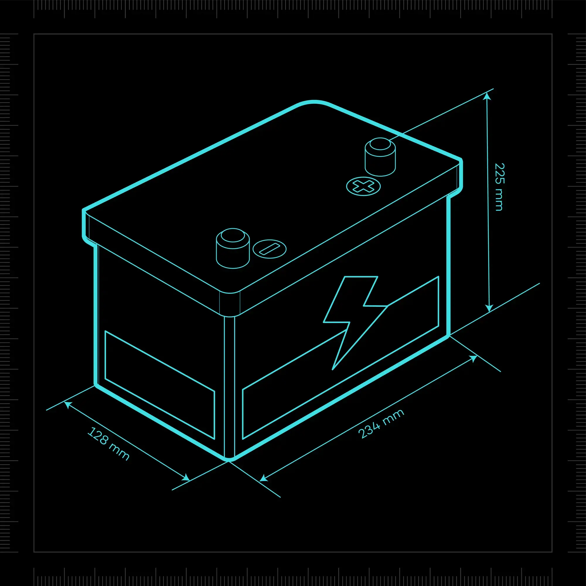 Audura 159 Car Battery - 3 Year Guarantee