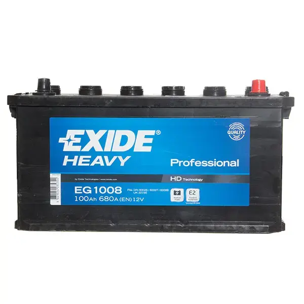 Exide Battery 221 - 2 Year Guarantee