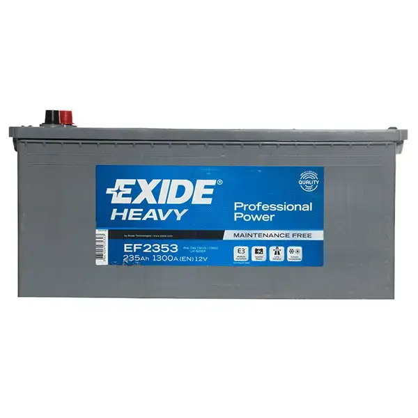 Exide Battery 625 - 2 Year Guarantee