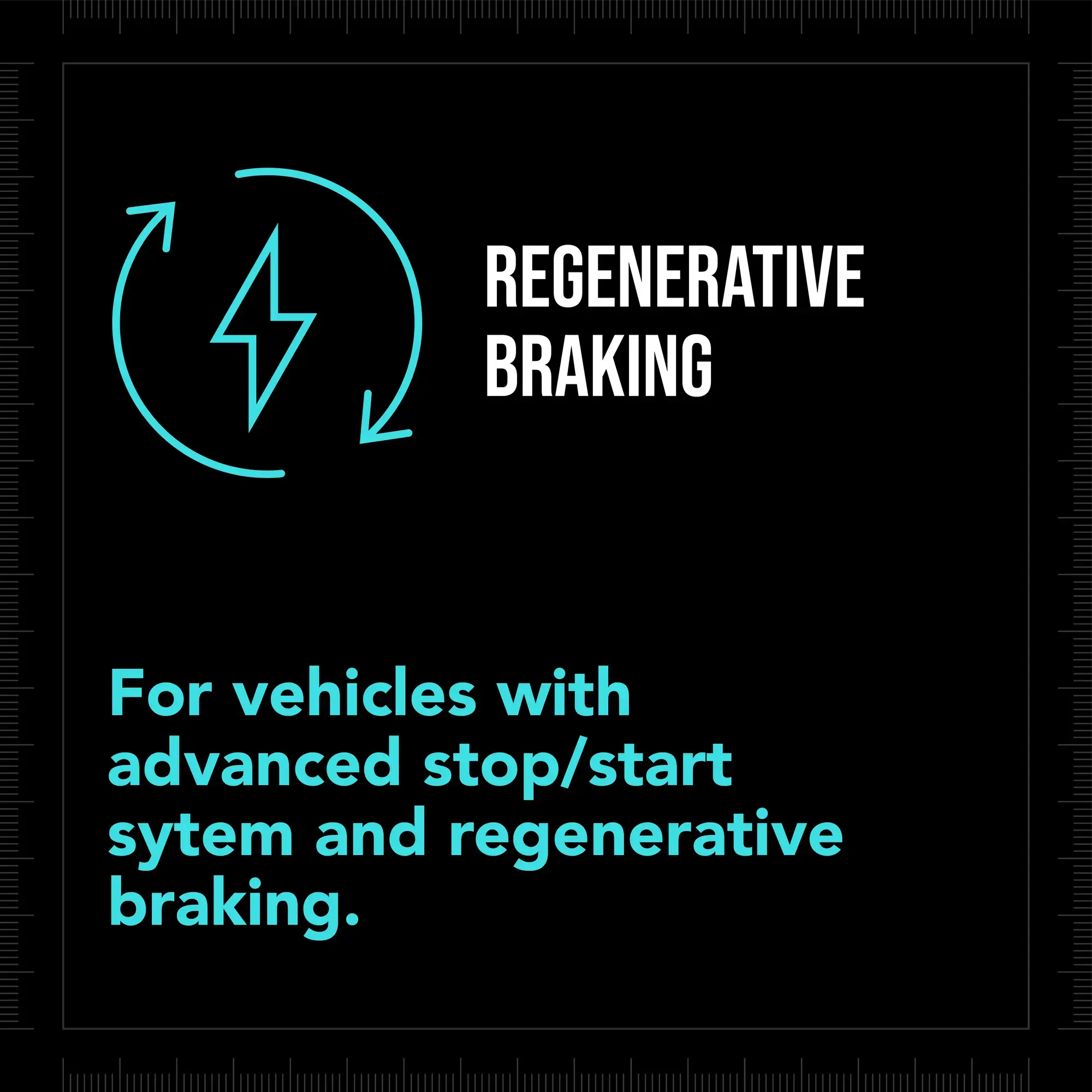 Audura 096 AGM Stop/Start Car Battery - 3 Year Guarantee