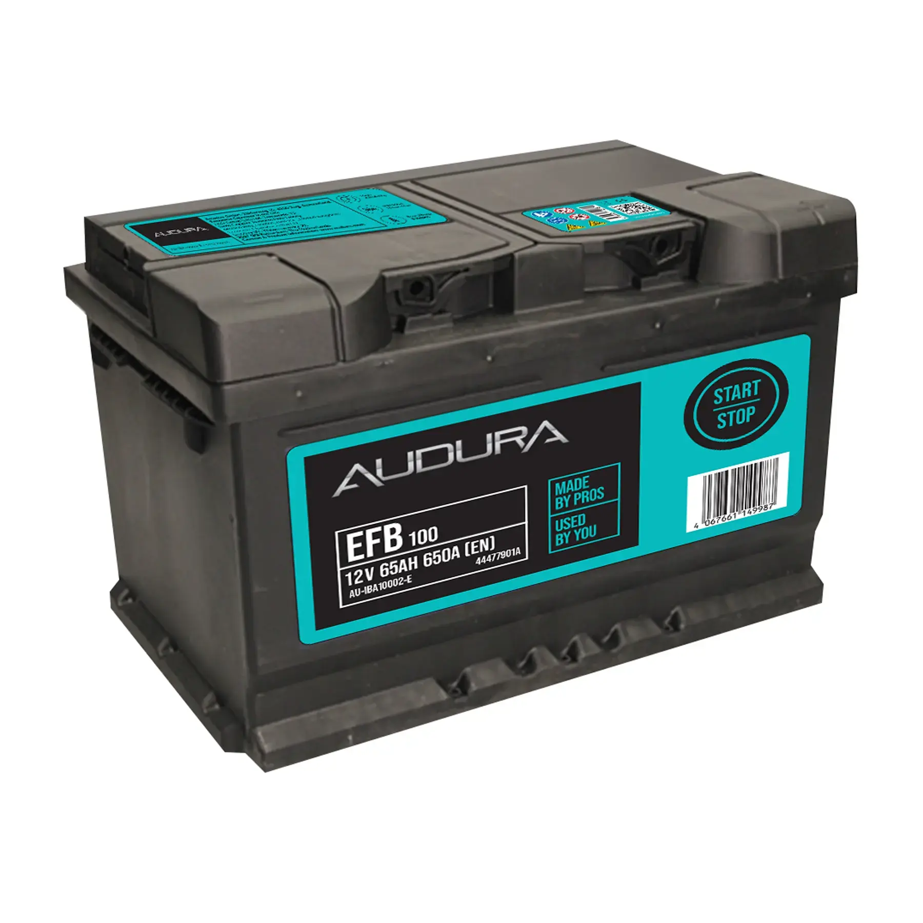 Audura 100 EFB Stop/Start Battery - 3 Year Guarantee