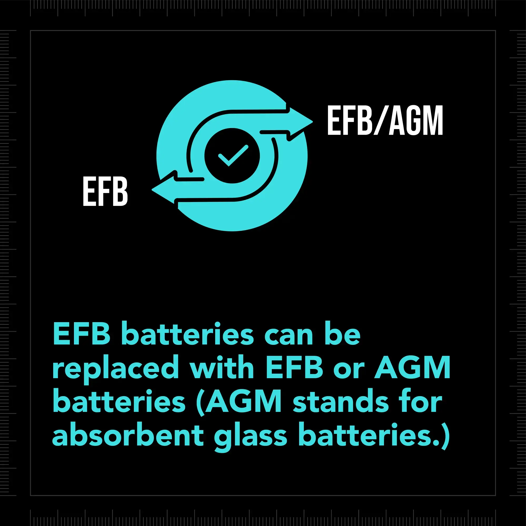 Audura 027 EFB Stop/Start Car Battery - 3 Year Guarantee