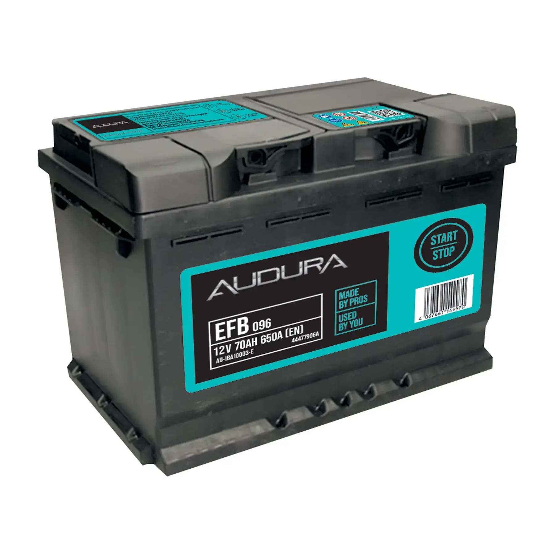 Audura 096 EFB Stop/Start Battery - 3 Year Guarantee