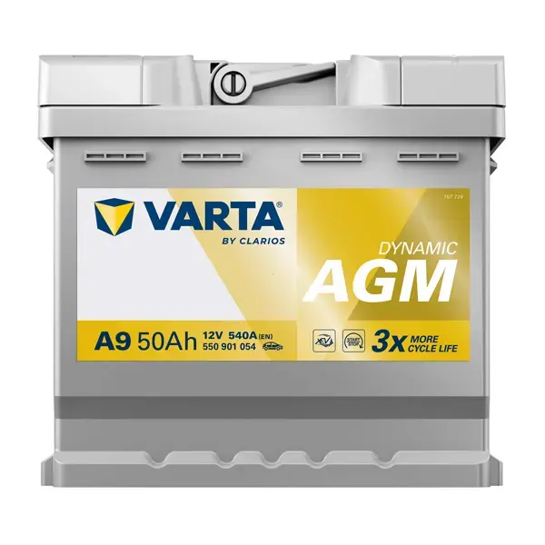Varta AGM Stop/Start 012 50AH 540CCA Battery