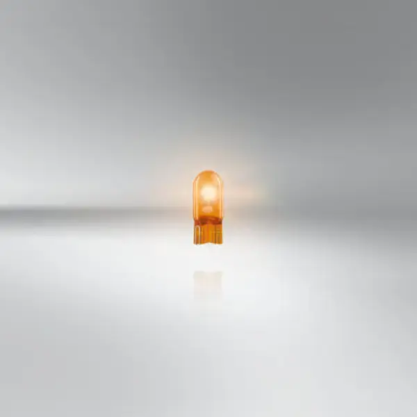 Osram 501A 12V 5W Capless Bulb Amber - Single Bulb