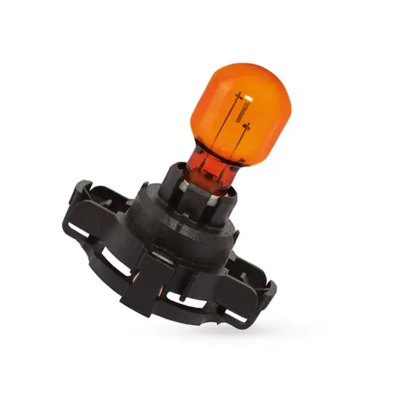 Philips PY24W 12V 24W Black Base Amber Bulb - Single Bulb
