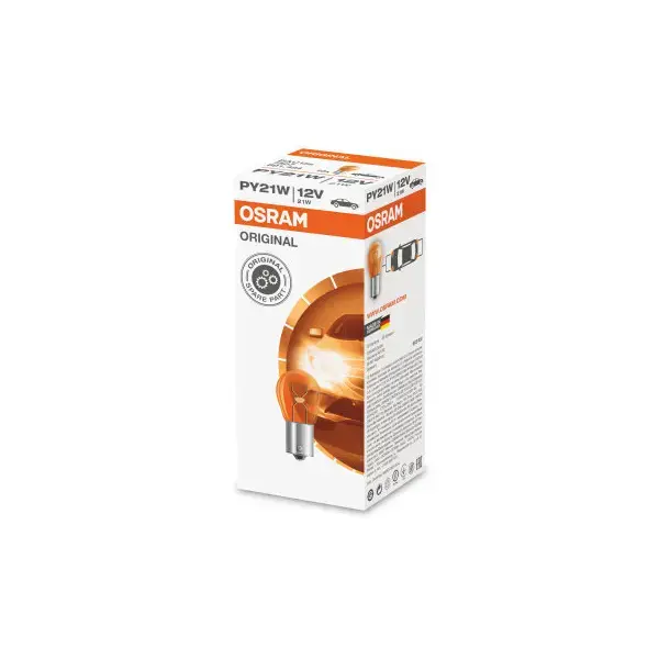 Osram 581 12V PY21W Amber Bulb - Single Bulb
