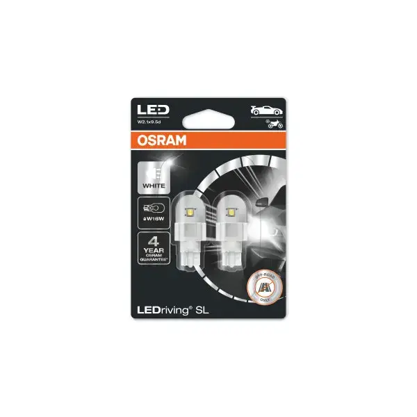 OSRAM LEDriving® SL, ≜ P21/5W, Bianco 6000K, Lampade Di Segnalazione A LED, Solo Fuoristrada, Non Omologati ECE, Doppio Blister - Foto 10