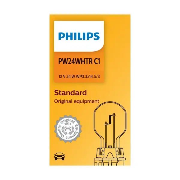 Philips BMW/VAG Fog/DRL Bulb & Holder12V 24W PW24W