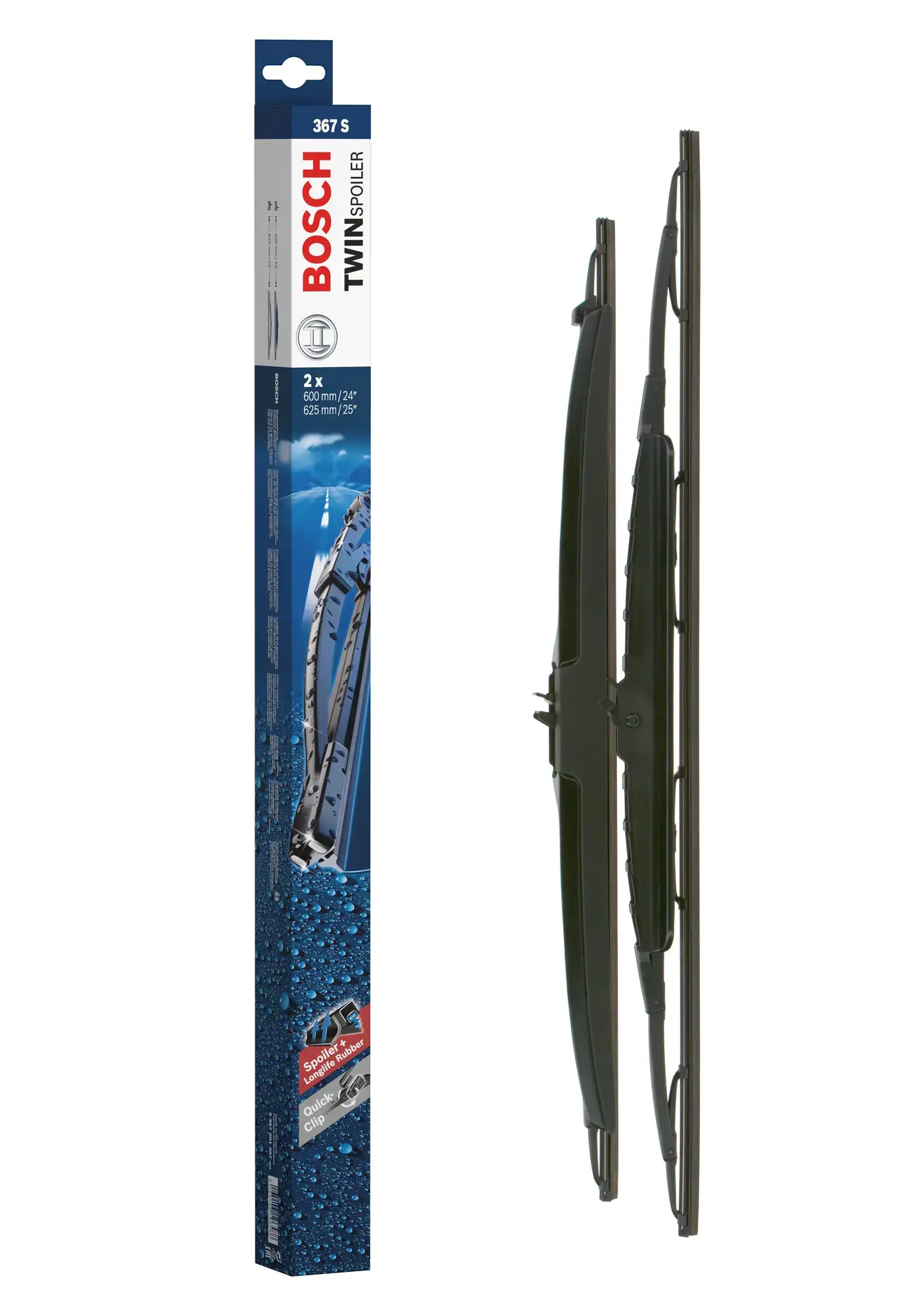 Bosch Super Plus Specific Wiper Blade Set With Spoilers 367S