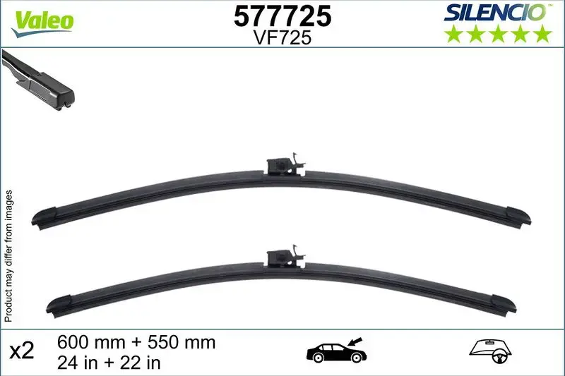 Valeo Universal Flat Wiper Blade