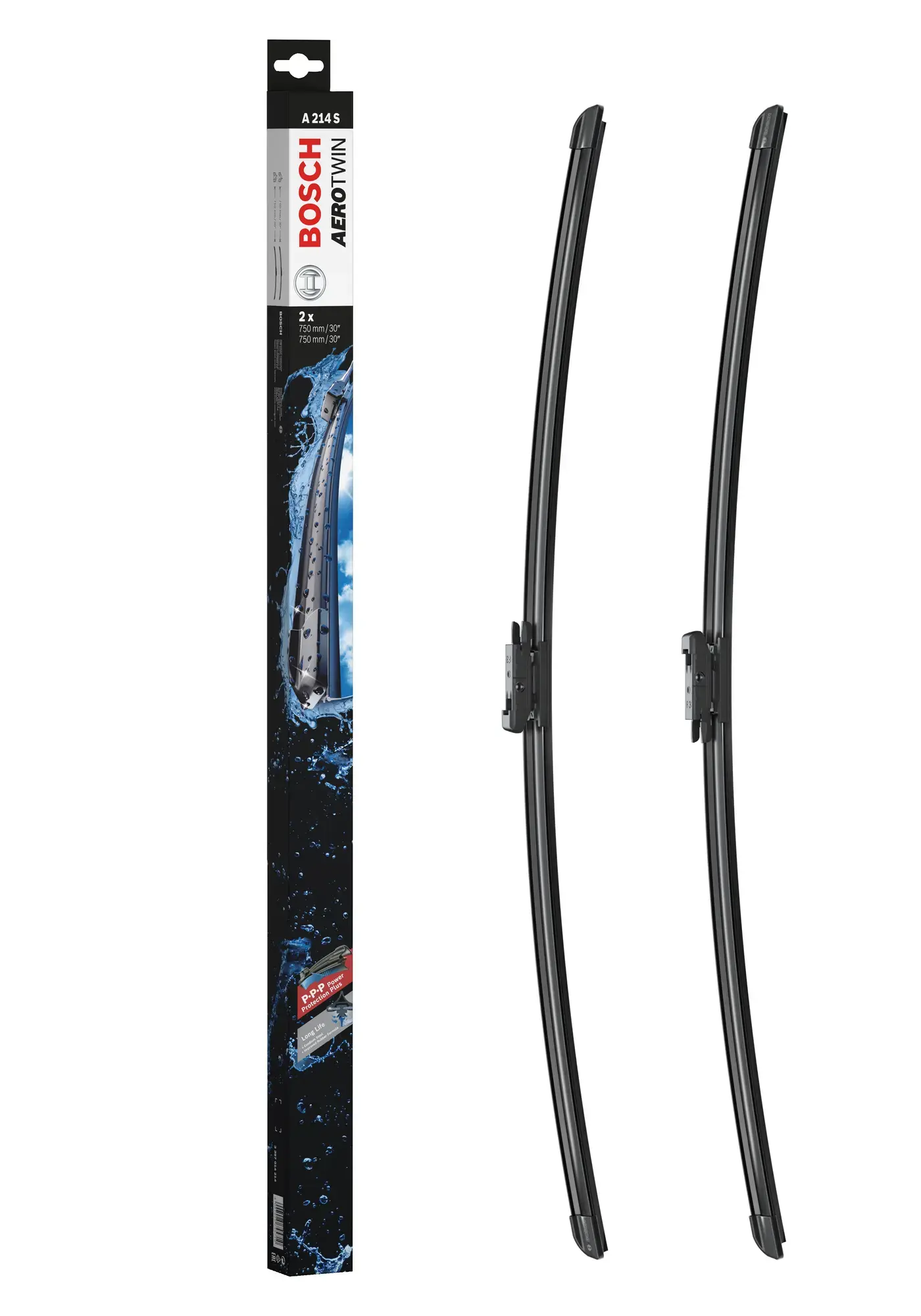 Bosch Aerotwin Flat Wiper Blade Set A214S