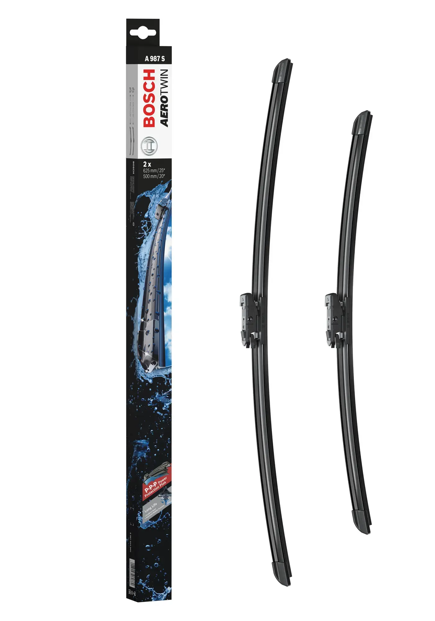 Bosch AeroTwin Flat Wiper Blade Set A987S