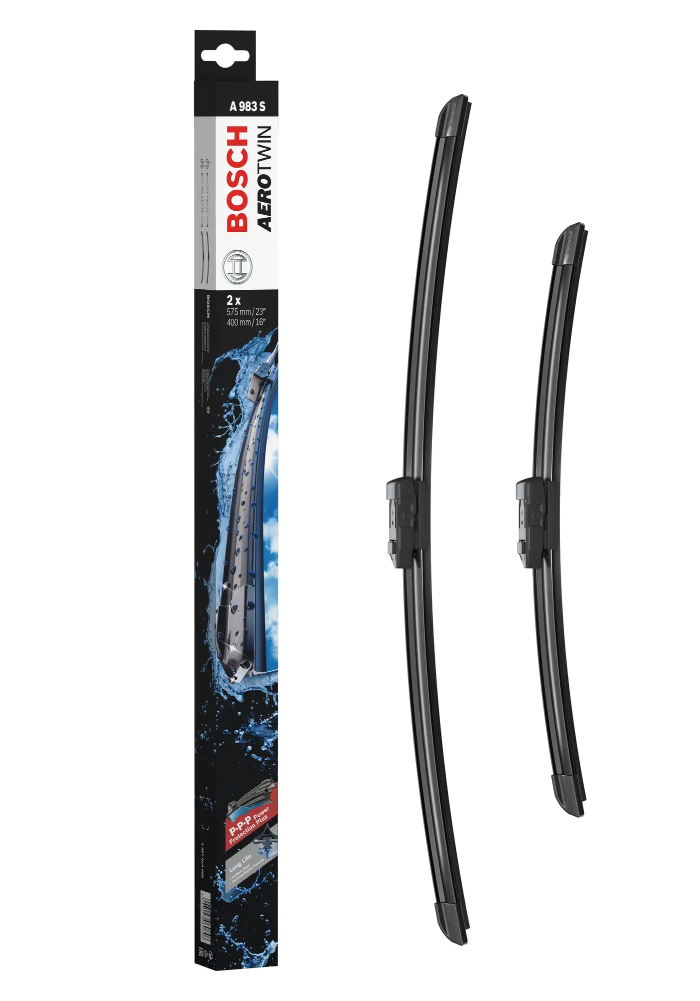 Bosch AeroTwin Flat Wiper Blade Set A983S