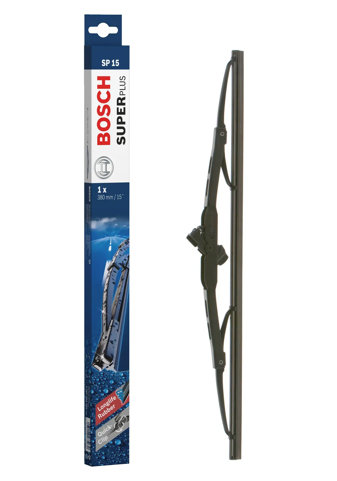 Bosch Super Plus Single Universal Wiper Blade SP15