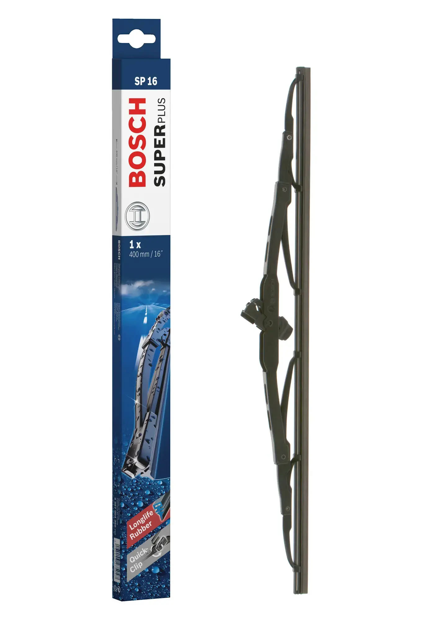Bosch Super Plus Single Universal Wiper Blade SP16