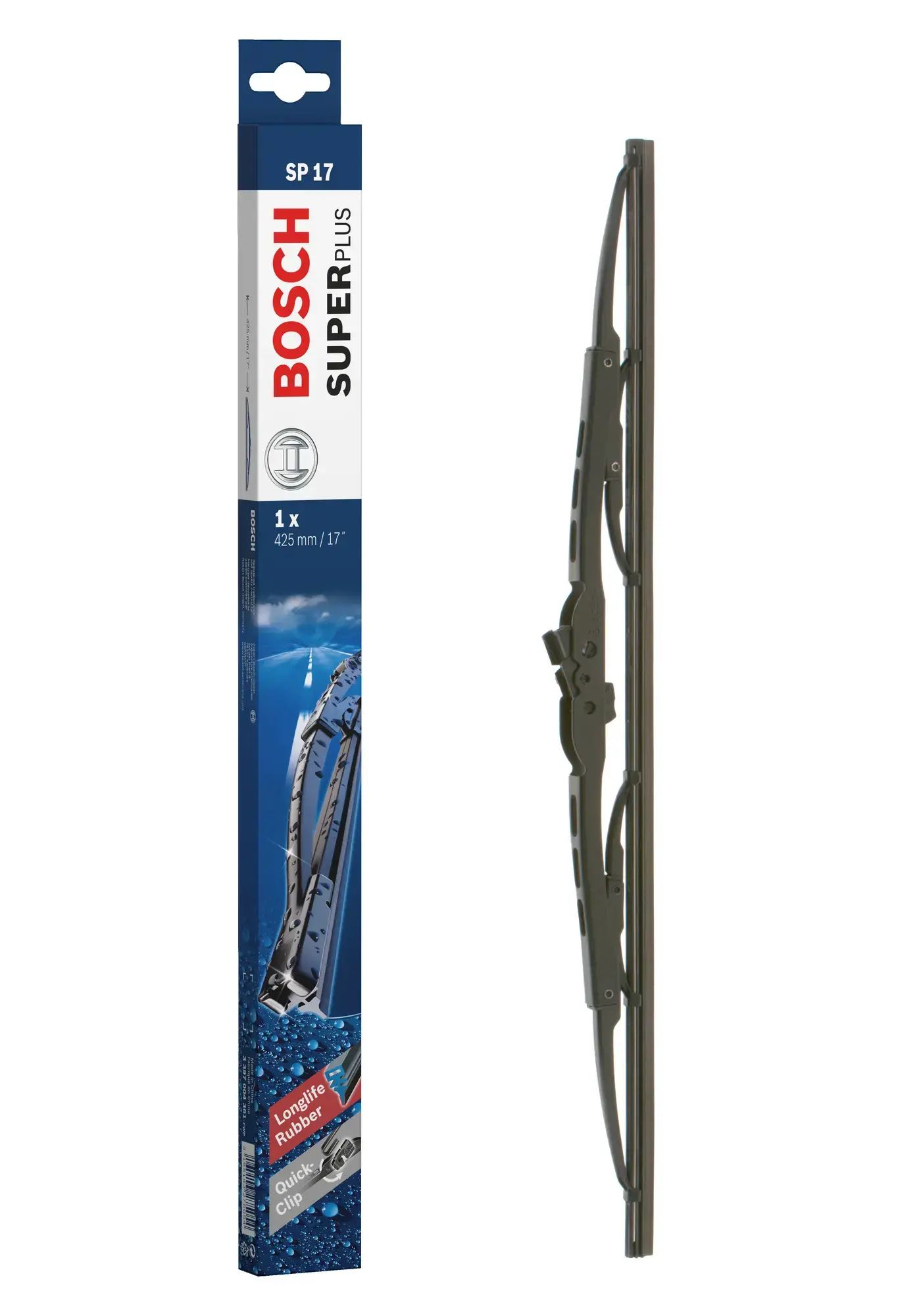 Bosch Super Plus Single Universal Wiper Blade SP17