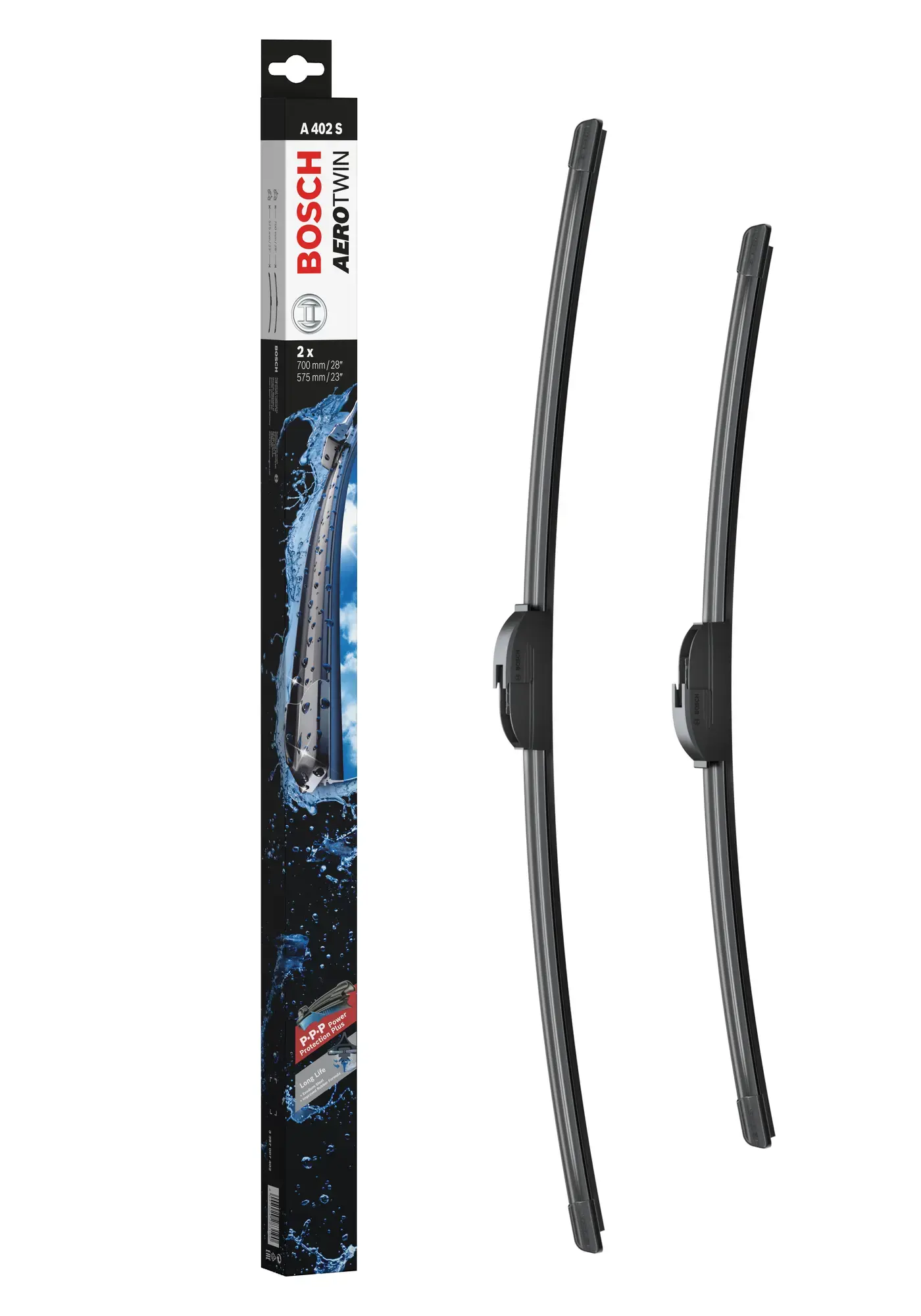 Bosch Aerotwin Flat Wiper Blade Set A402S