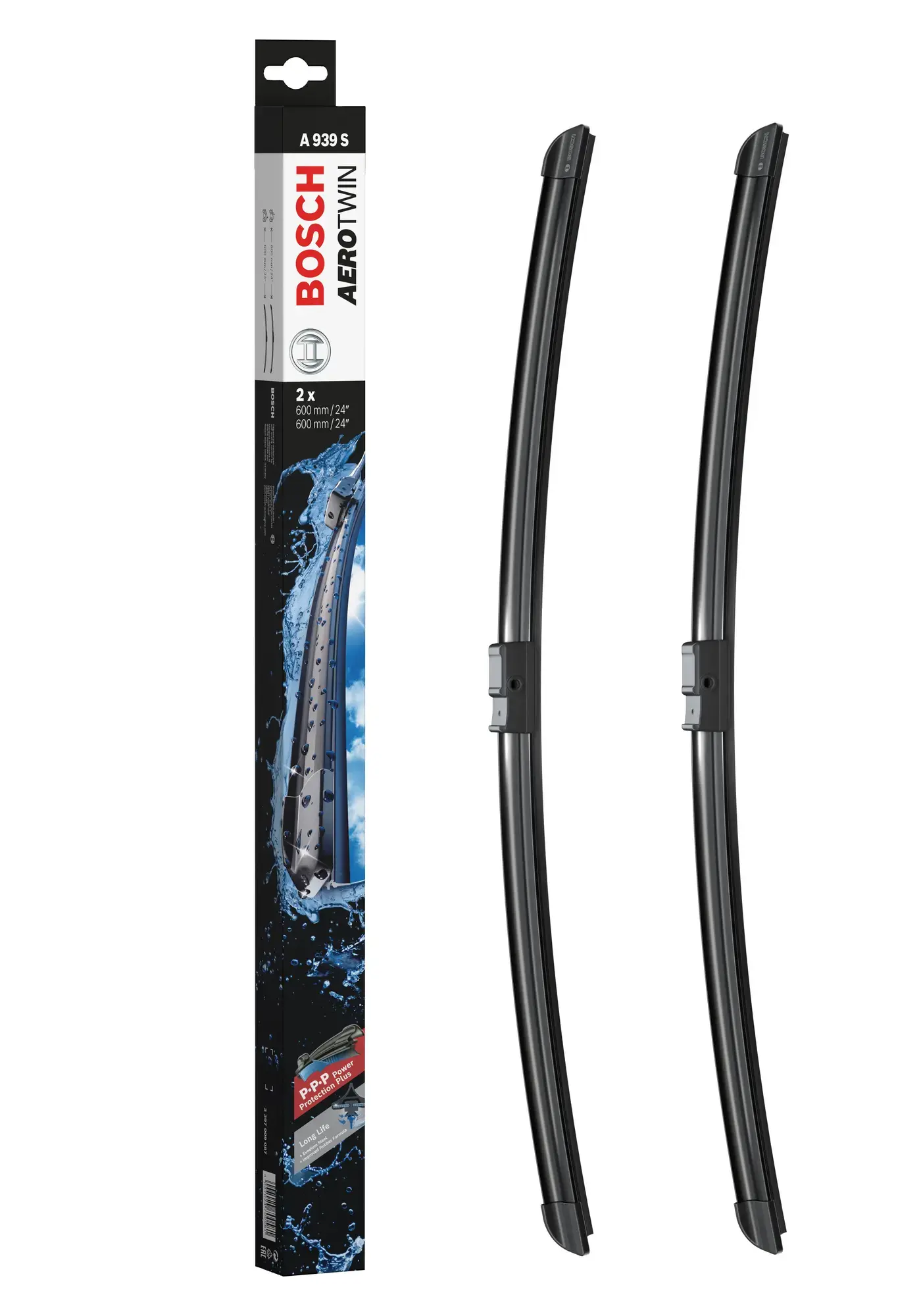 Bosch Aerotwin Flat Wiper Blade Set A939S