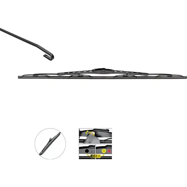 Valeo Silencio Wiper Blade With Spoiler Vm112 19 Inch