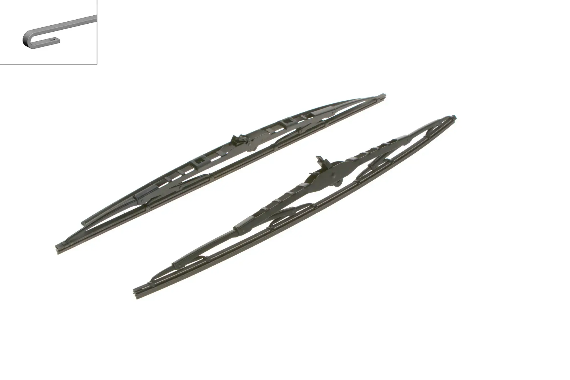 Bosch Super Plus Specific Wiper Blade Set Sp21/21Js With 1 Curved Blade