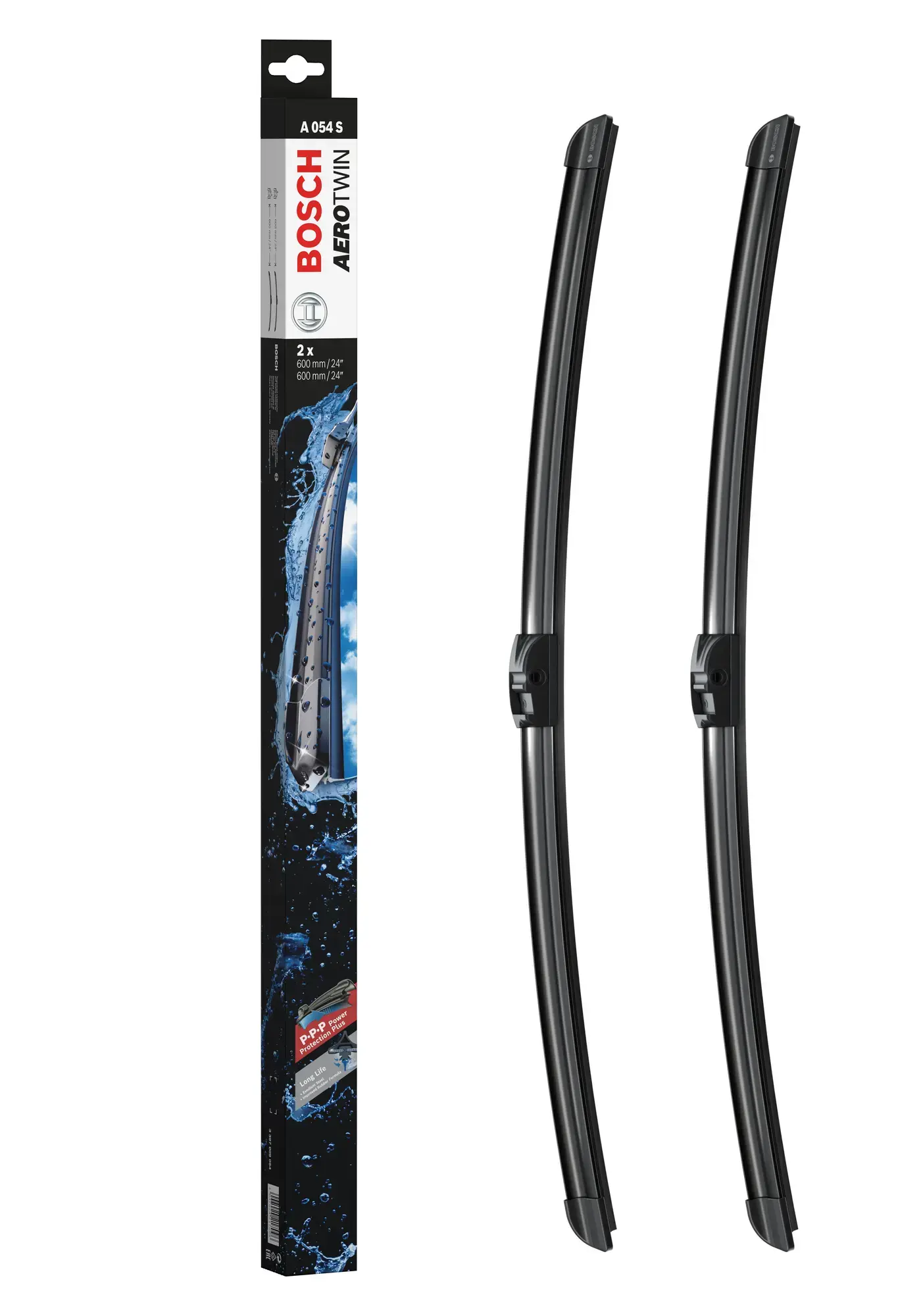 Bosch Aerotwin Flat Wiper Blade Set A054S