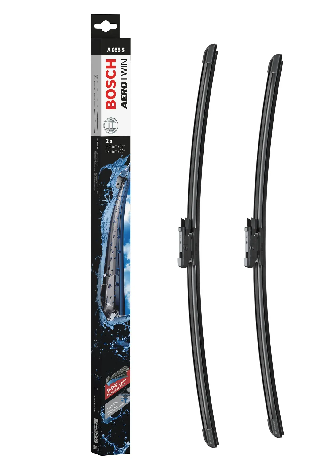 Bosch Aerotwin Flat Wiper Blade Set A208S