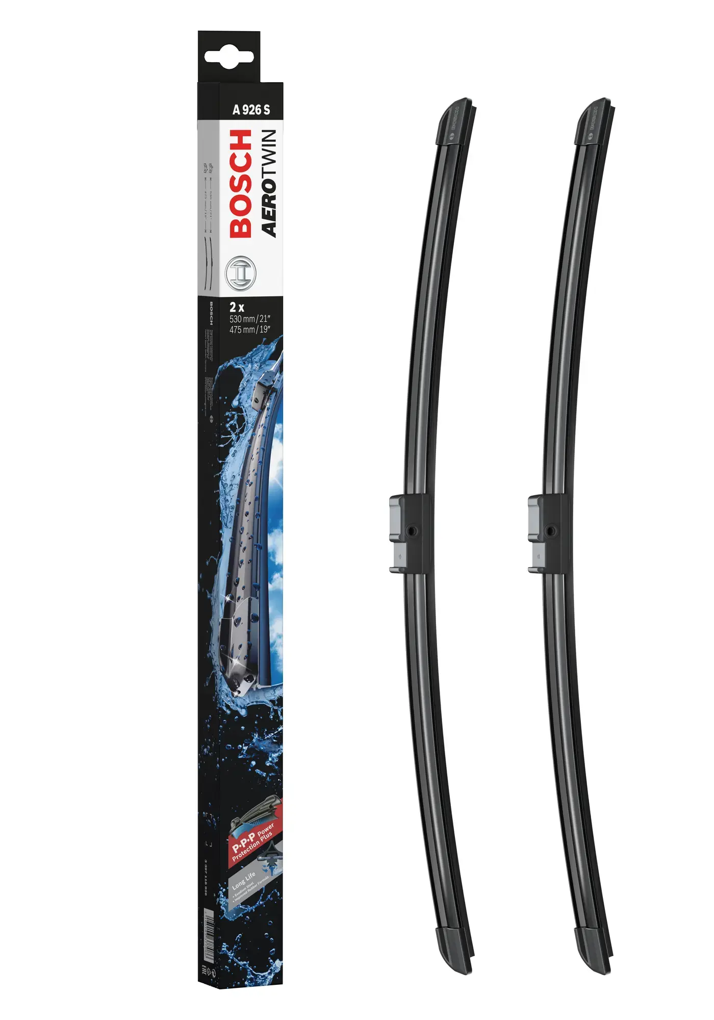 Bosch Aerotwin Flat Wiper Blade Set A926S