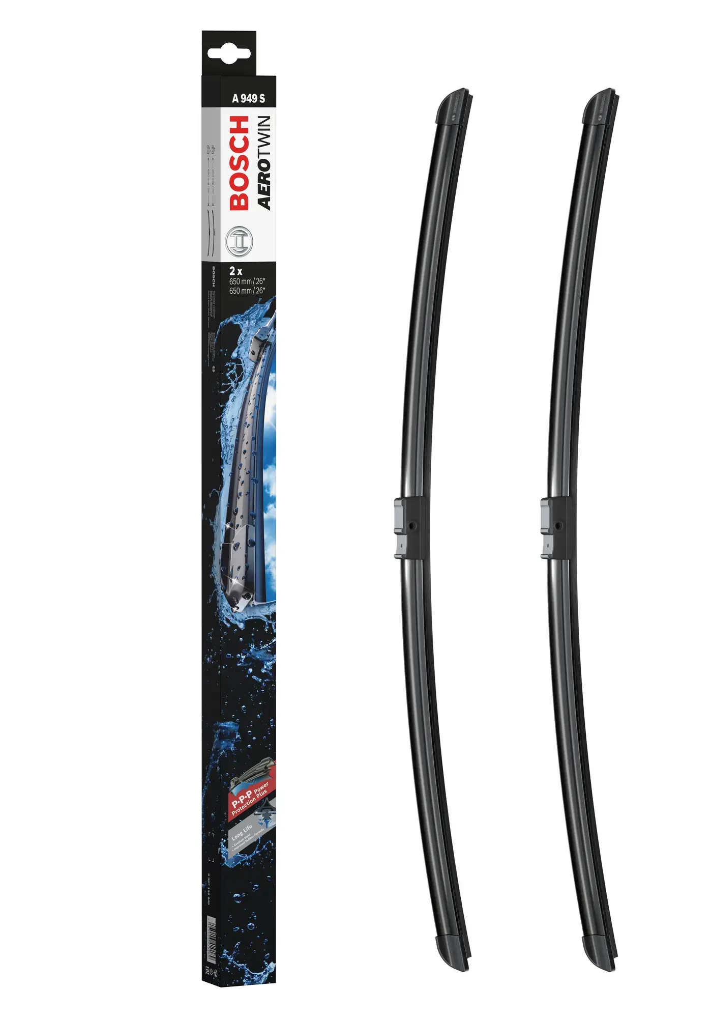 Bosch Aerotwin Flat Wiper Blade Set A949S