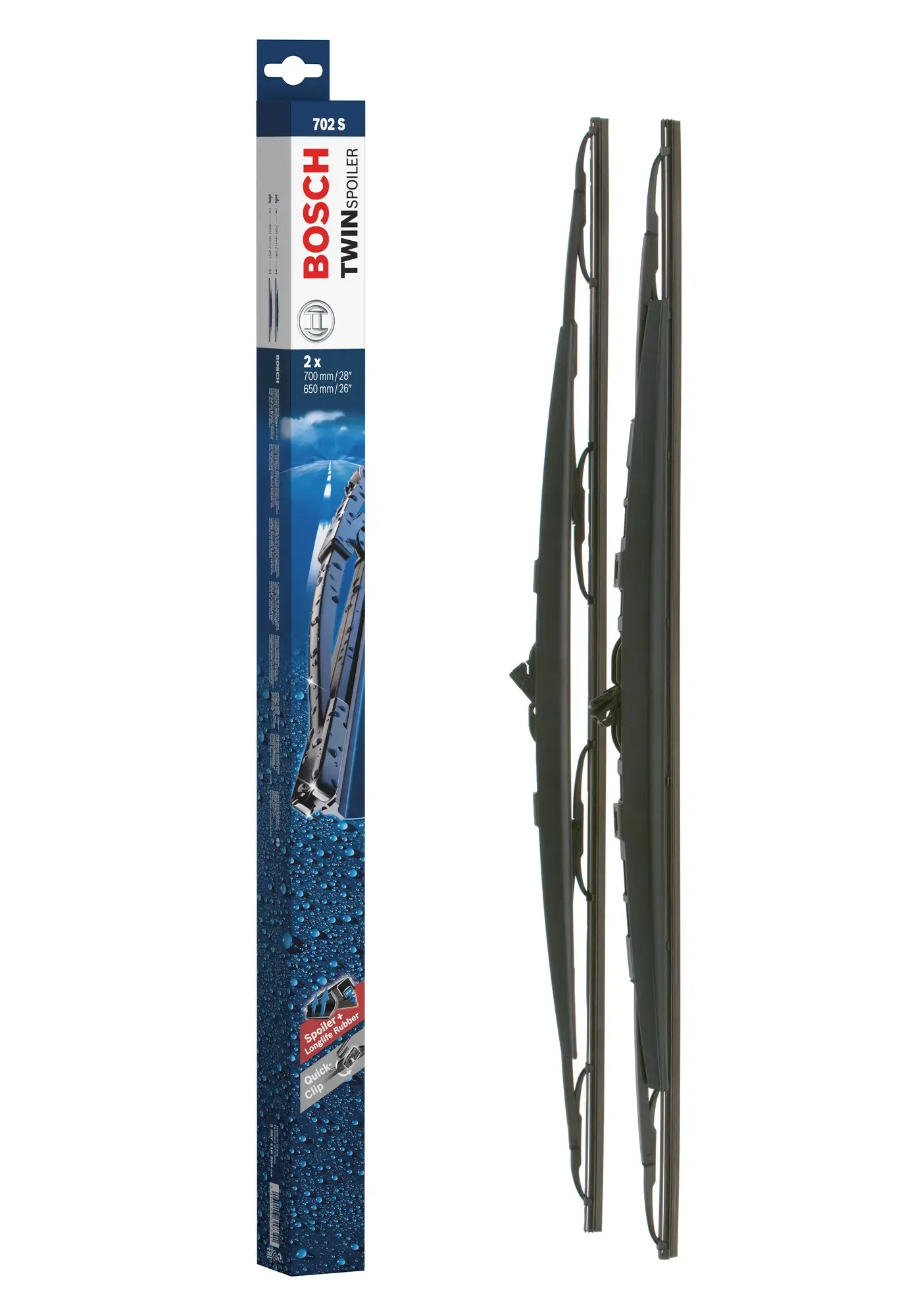 Bosch Super Plus Specific Wiper Blade Set With Spoilers 702S