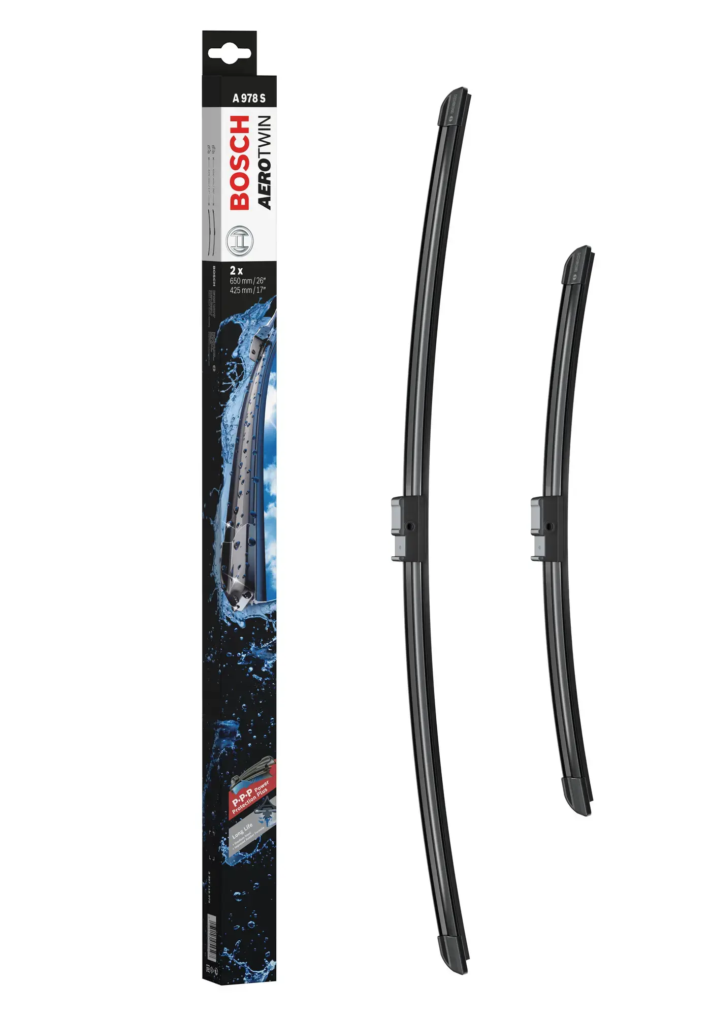 Bosch Aerotwin Flat Wiper Blade Set A978S