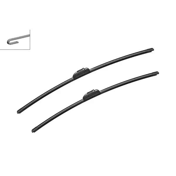 Bosch Retrofit Flat Wiper Blade Set Ar703S With Spray Nozzle
