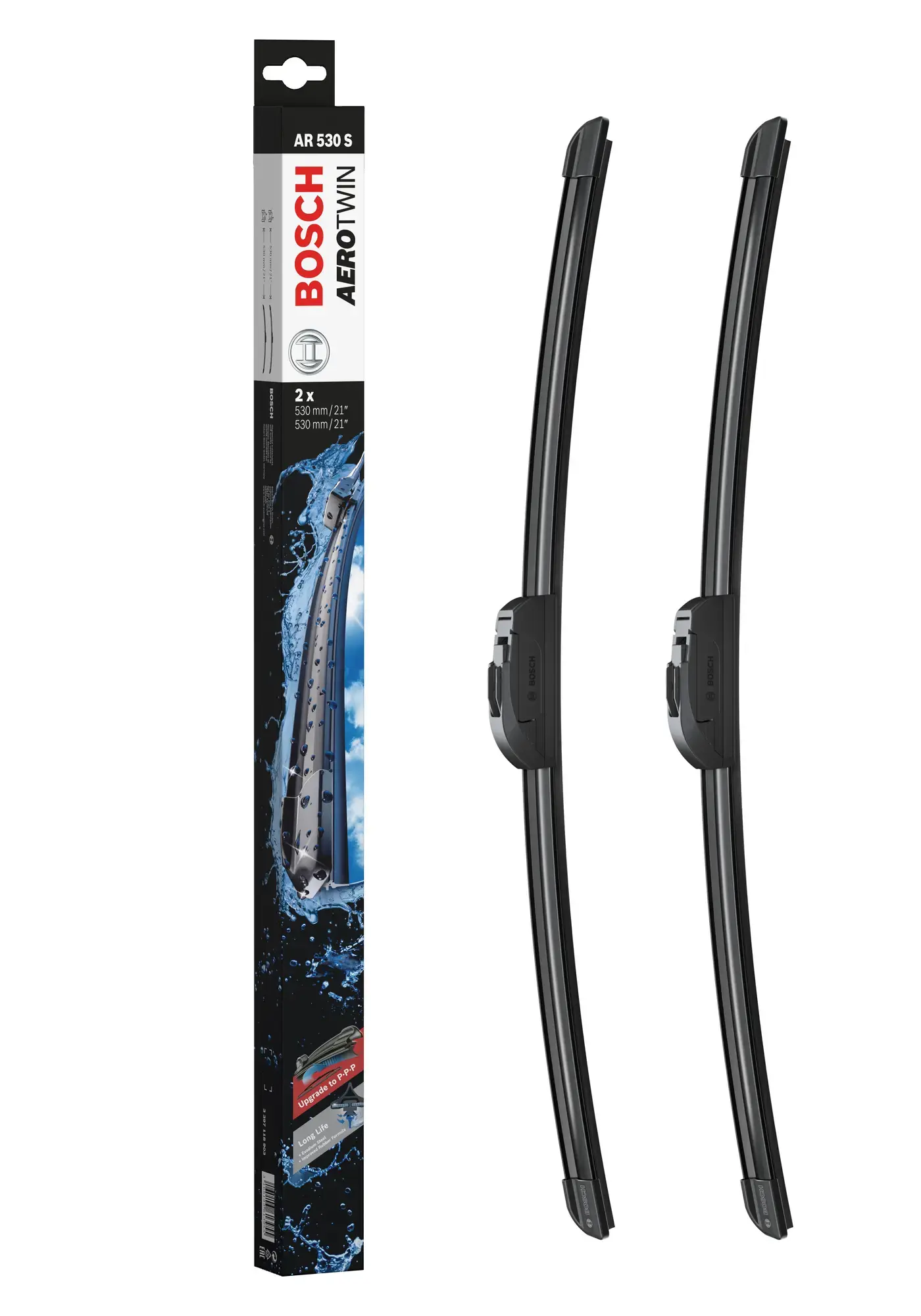 Bosch Retrofit Flat Wiper Blade Set Ar530S