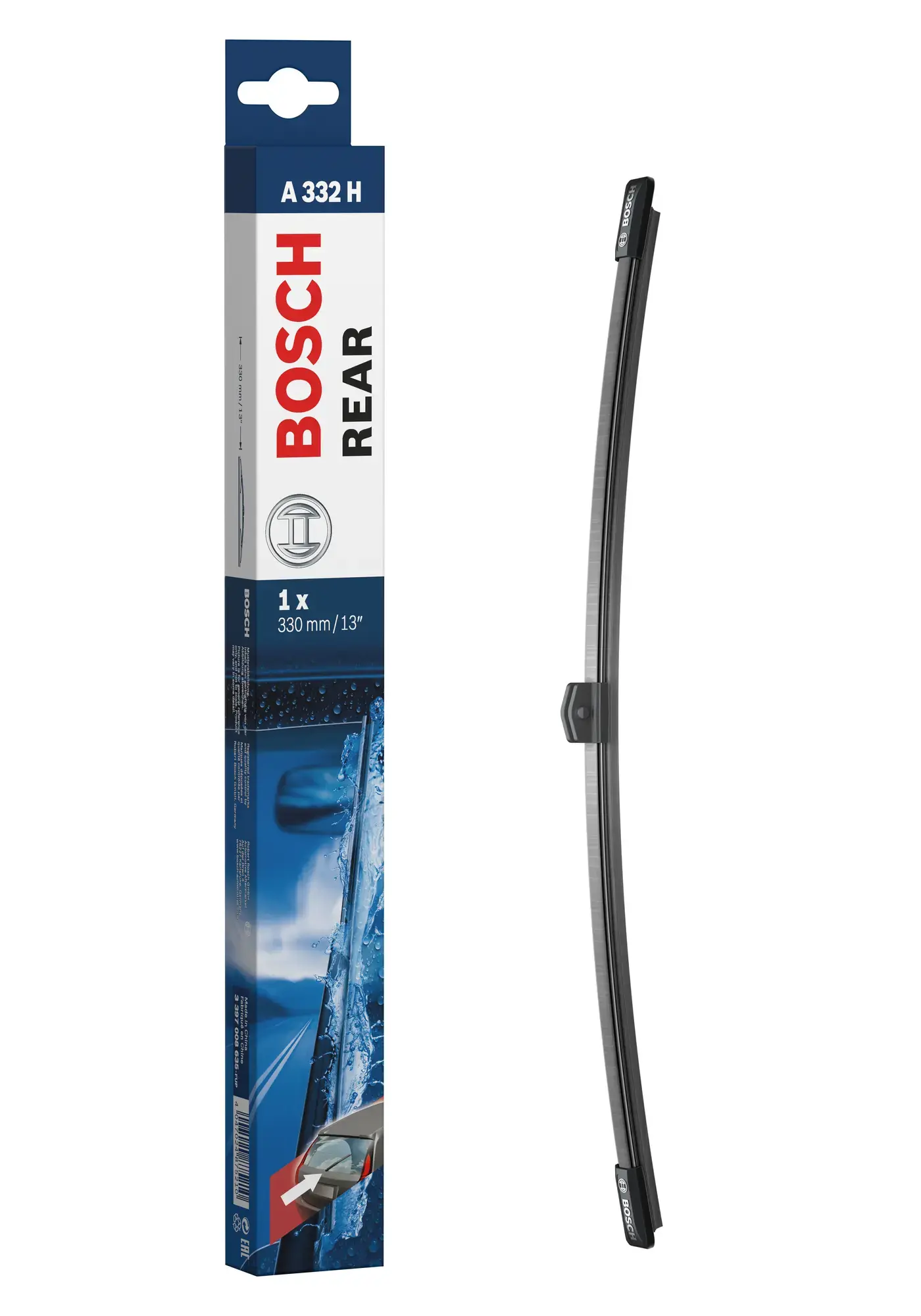 Bosch Aerotwin Flat Wiper Blade Rear A332H