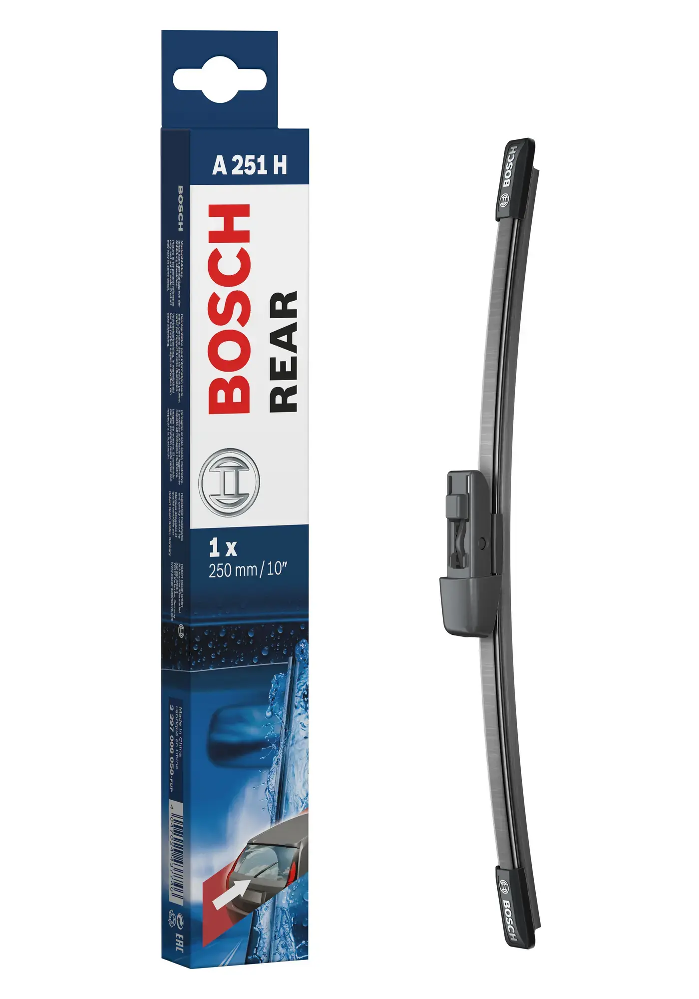 Bosch Aerotwin Flat Wiper Blade Rear A251H