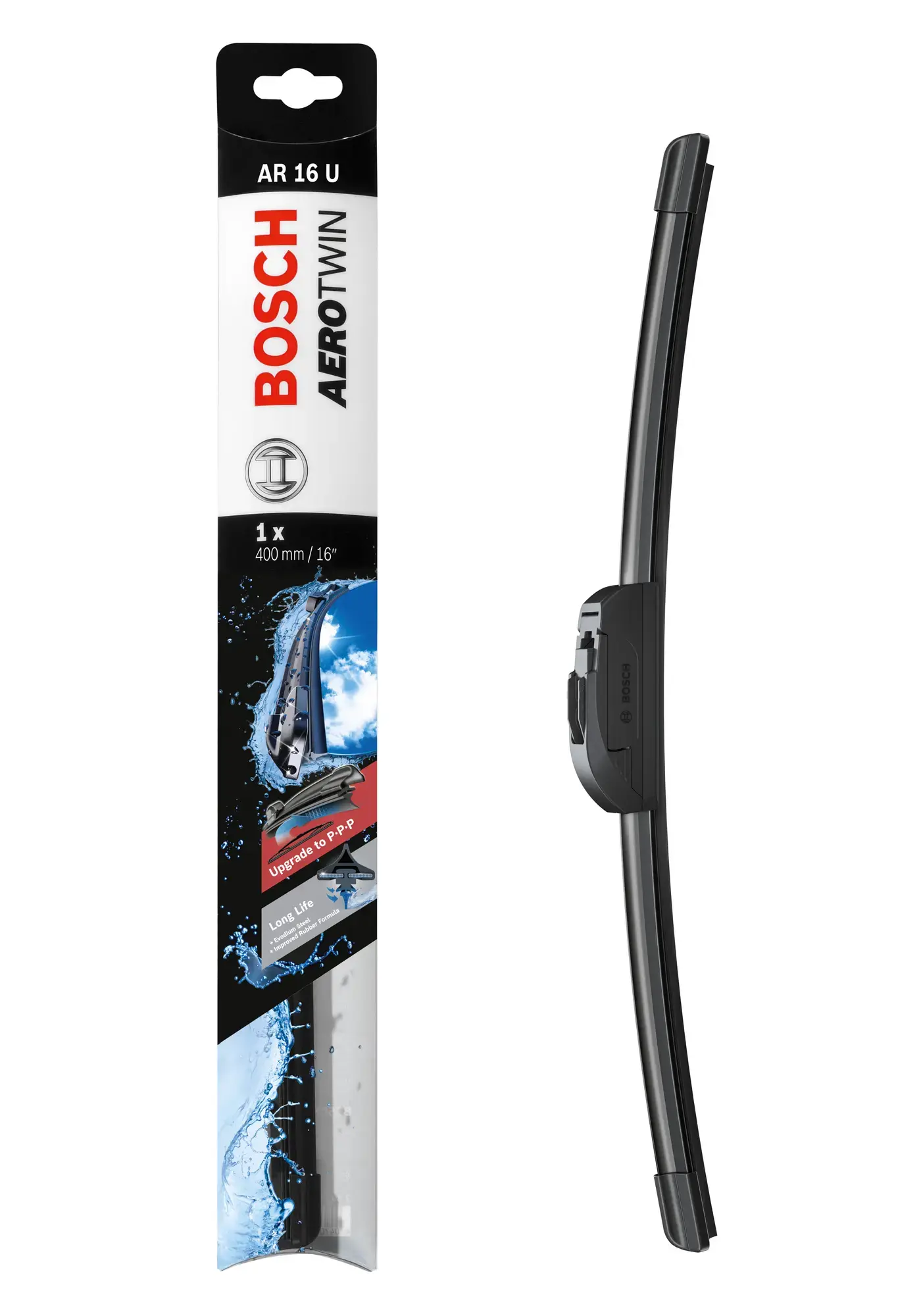 Bosch Aerotwin Retrofit Single Flat Wiper Blade AR16U