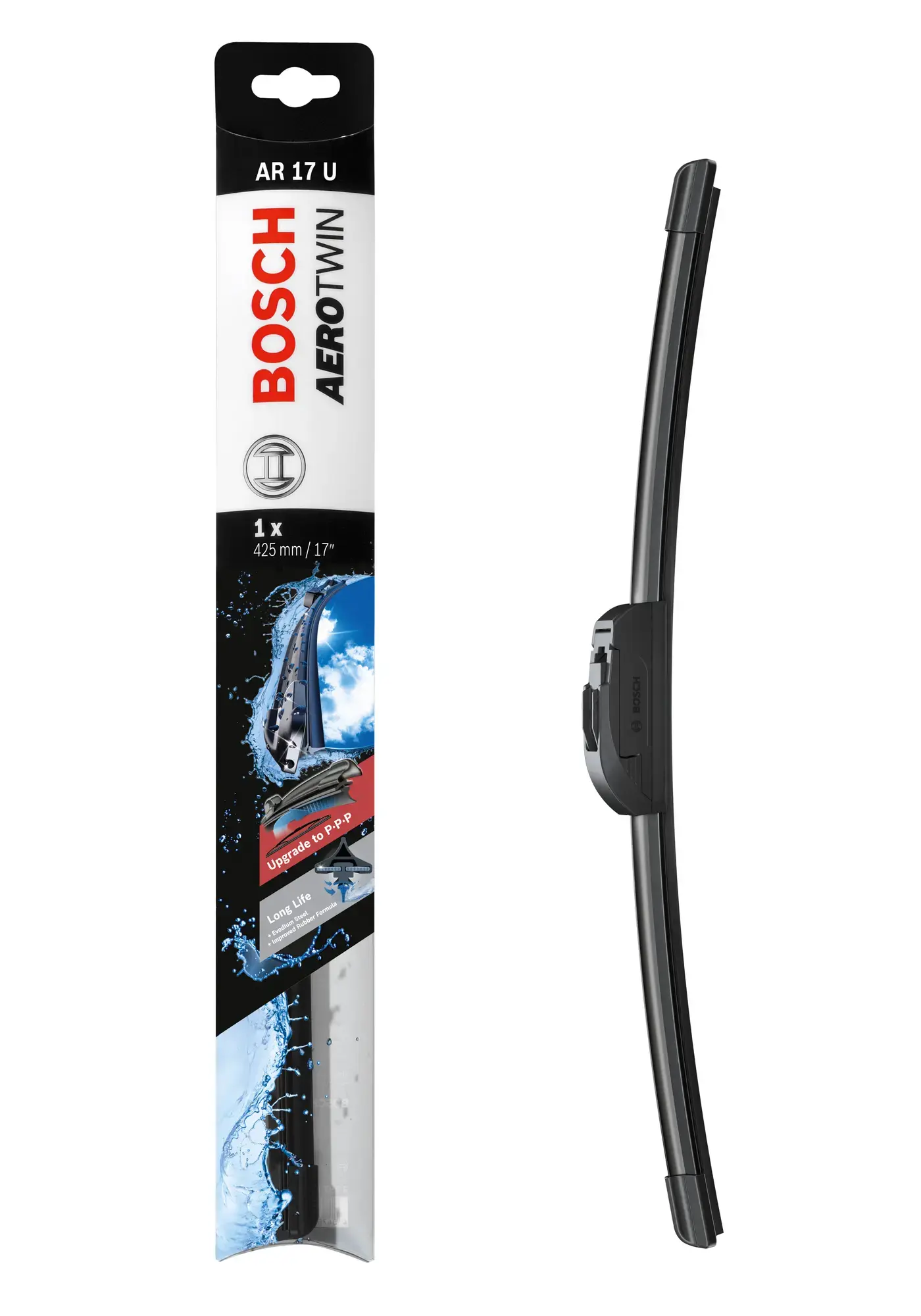 Bosch Aerotwin Retrofit Single Flat Wiper Blade AR17U