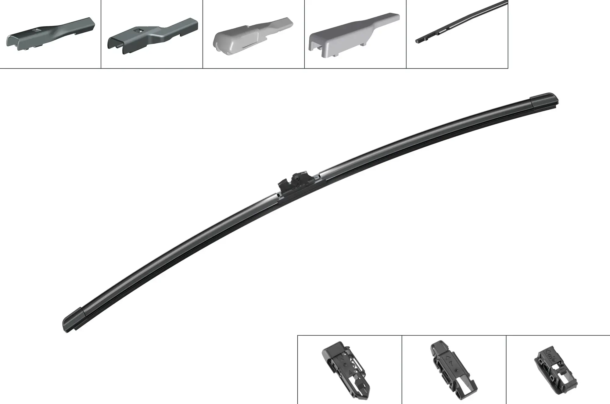 Bosch Aerotwin Single Flat Wiper Blade APX24R