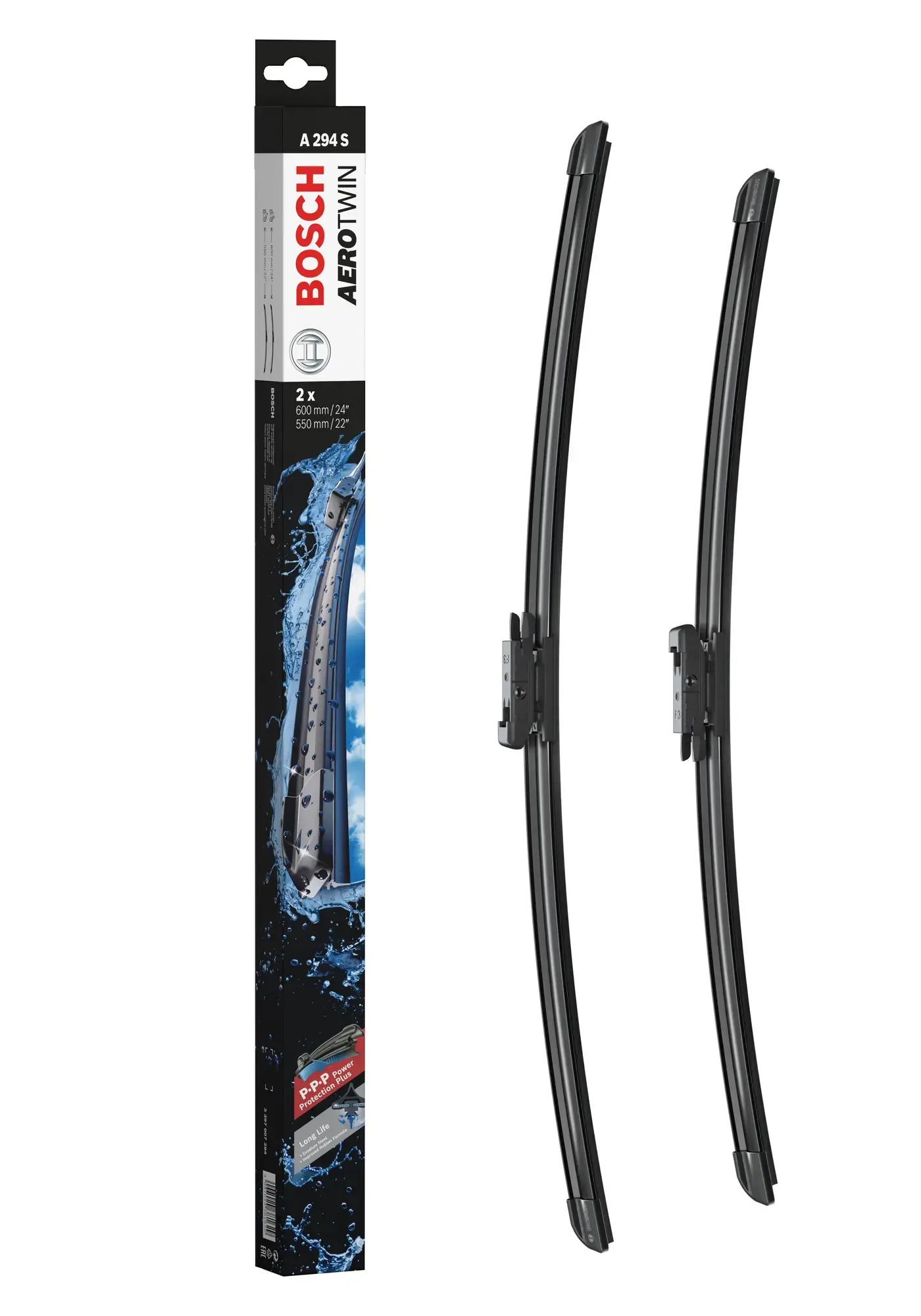 Bosch Aerotwin Flat Wiper Blade Set A294S