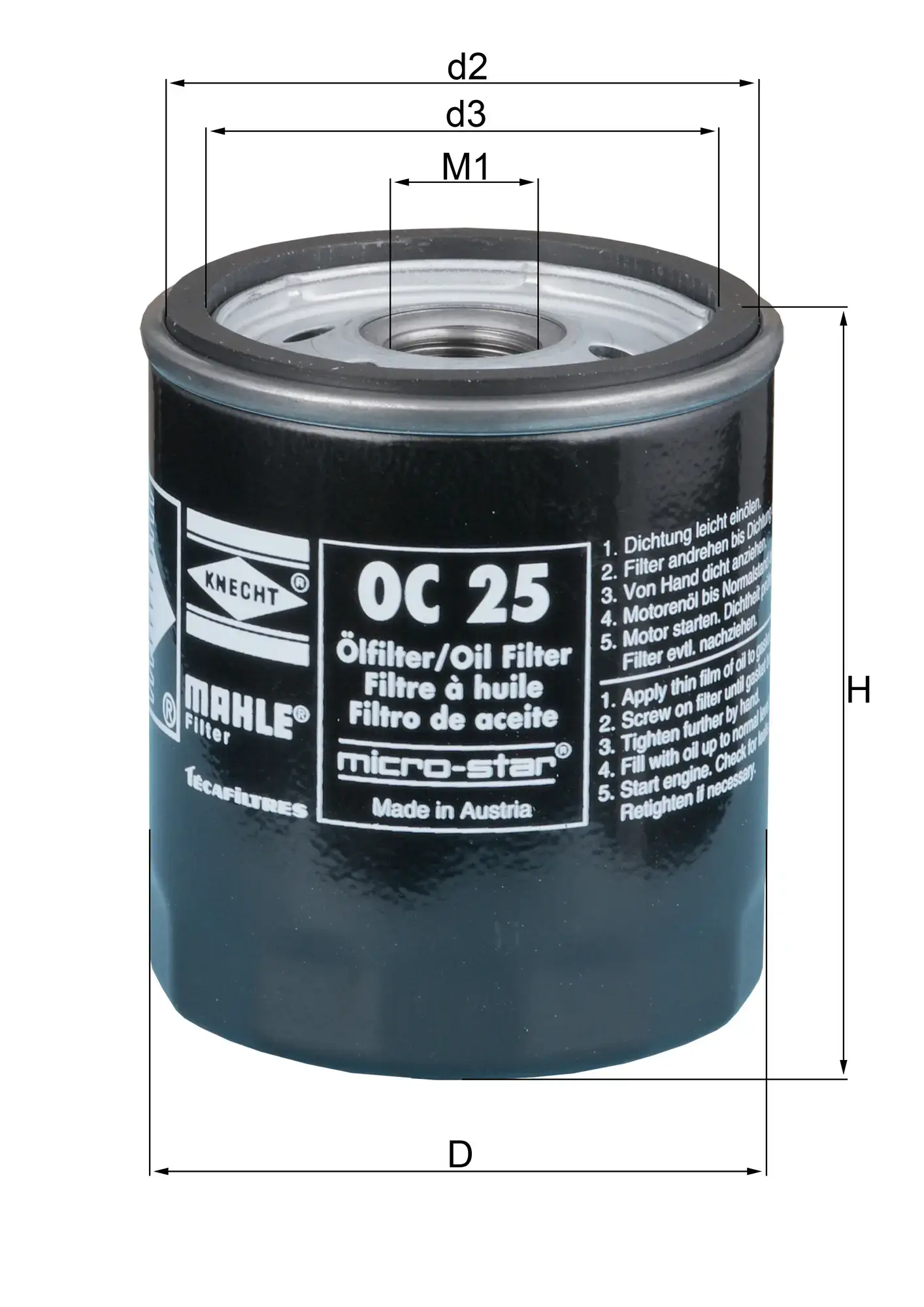 Mahle Oil Filter