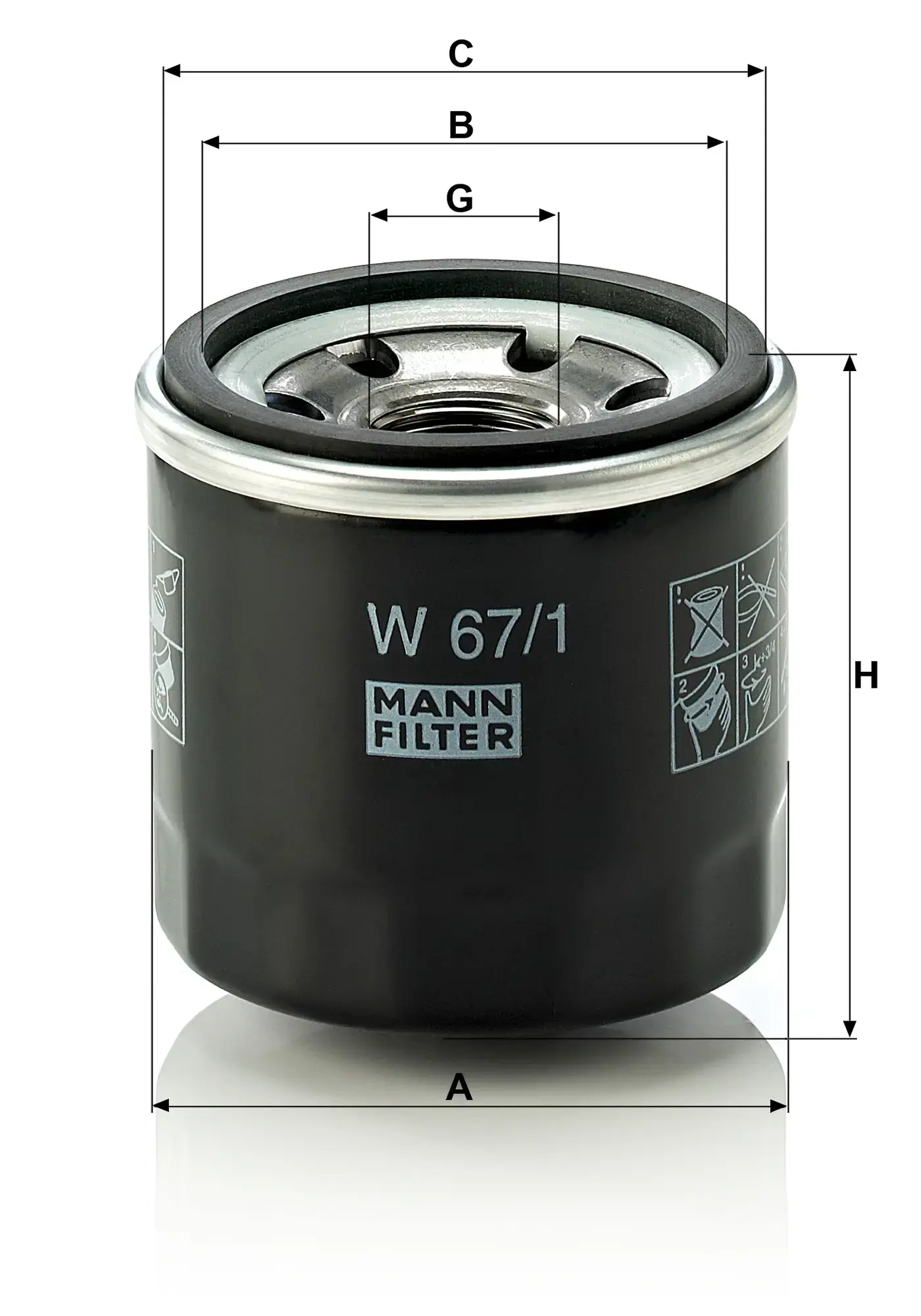 MANN-FILTER Oil Filter