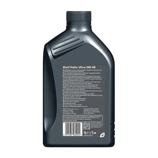 Shell Helix Ultra Engine Oil - 5W-40 - 1Ltr