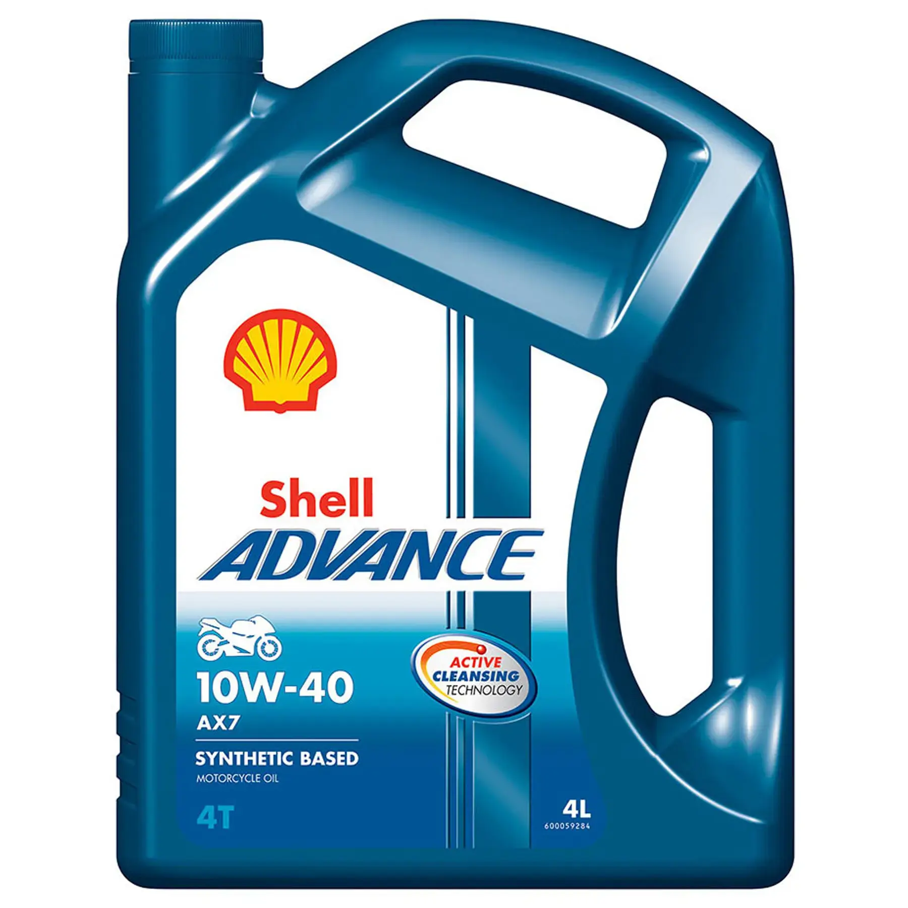 Shell Advance 4T 10W-40 AX7 Motorcycle 4 Stroke - 4Ltr