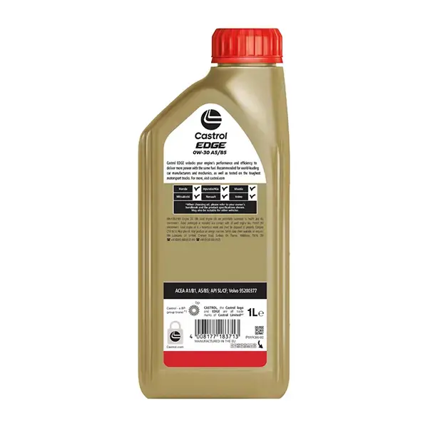 Castrol Edge (A5/B5) Engine Oil - 0W-30 - 1Ltr