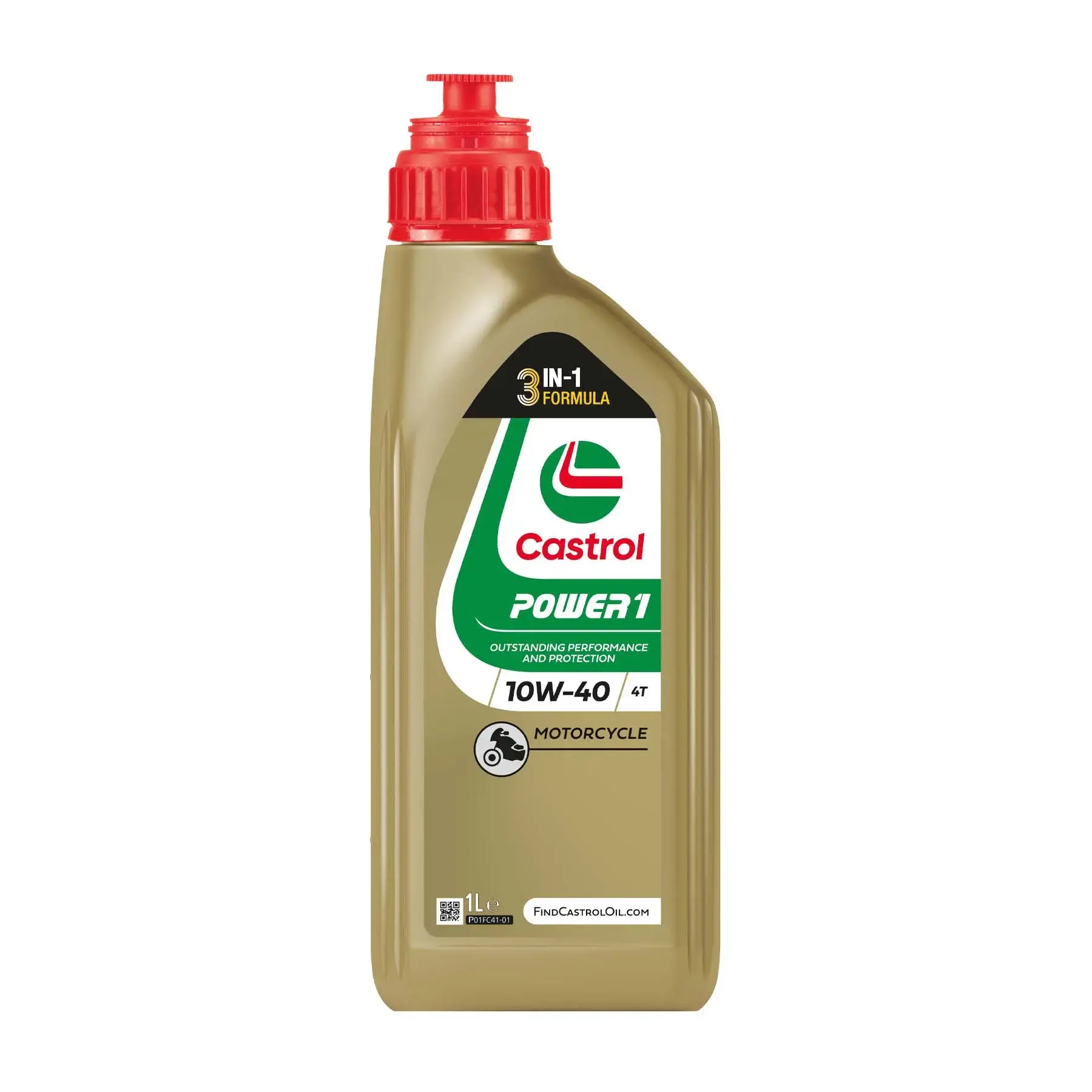 Castrol POWER1 4T 10W-40 Motorcycle Oil 1L