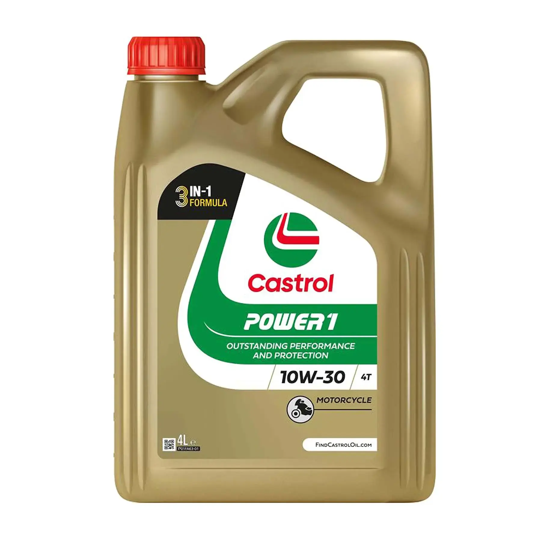 Castrol POWER1 4T 10W-30 Motorcycle Oil 4L