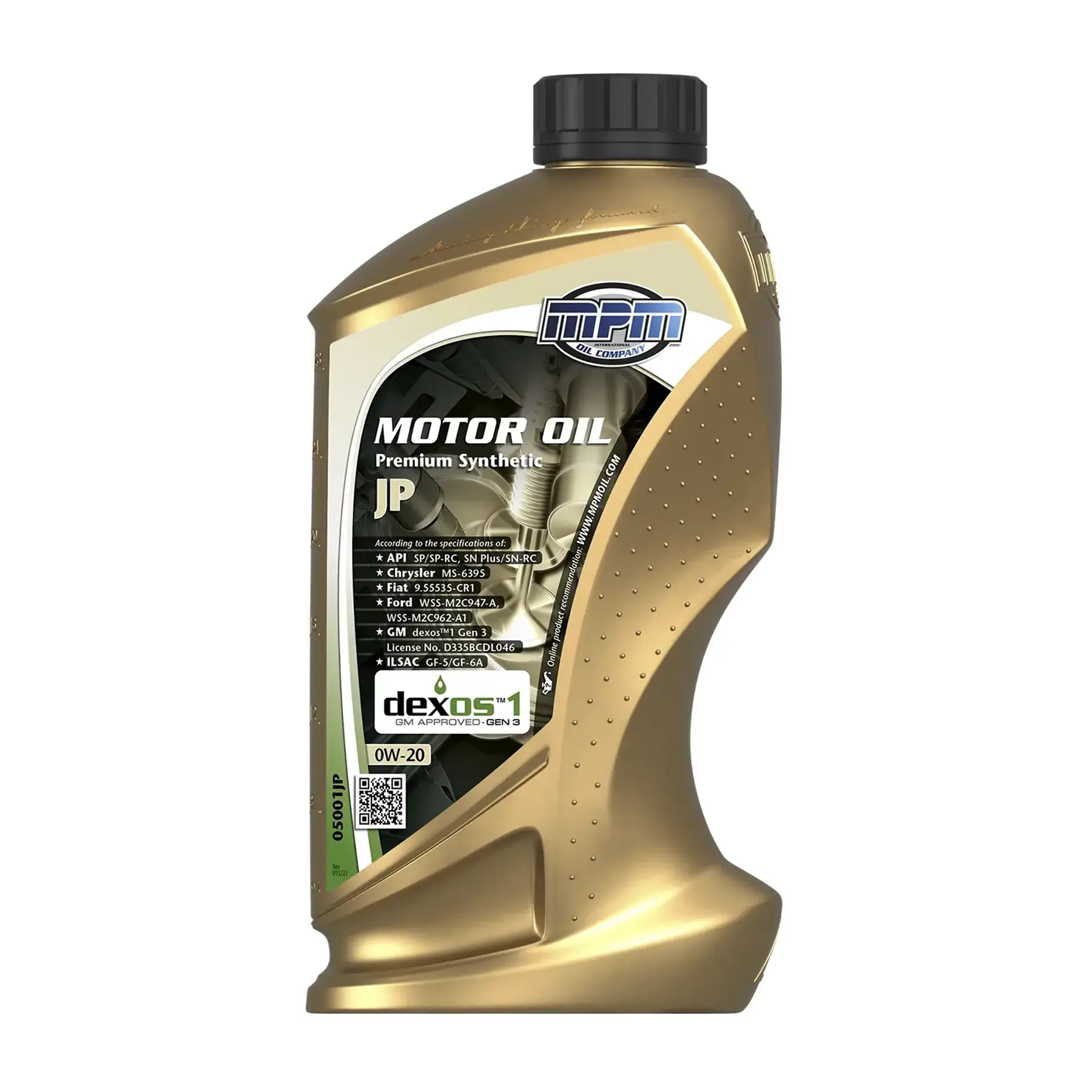 MPM Oil 0W-20 Premium Synthetic JP 1L