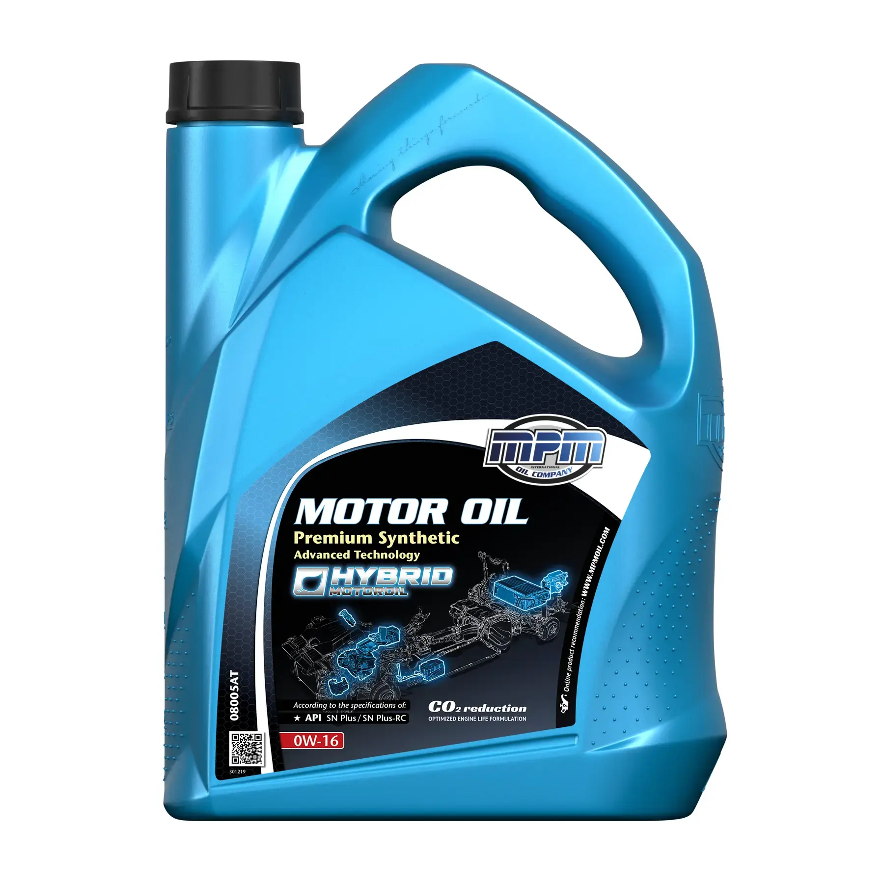MPM Oil 0W-16 Premium Synthetic Advanced Technology 5L
