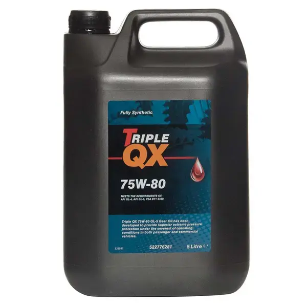 Triple QX 75W-80 API GL4/5 Fully Synthetic - 5 ltr