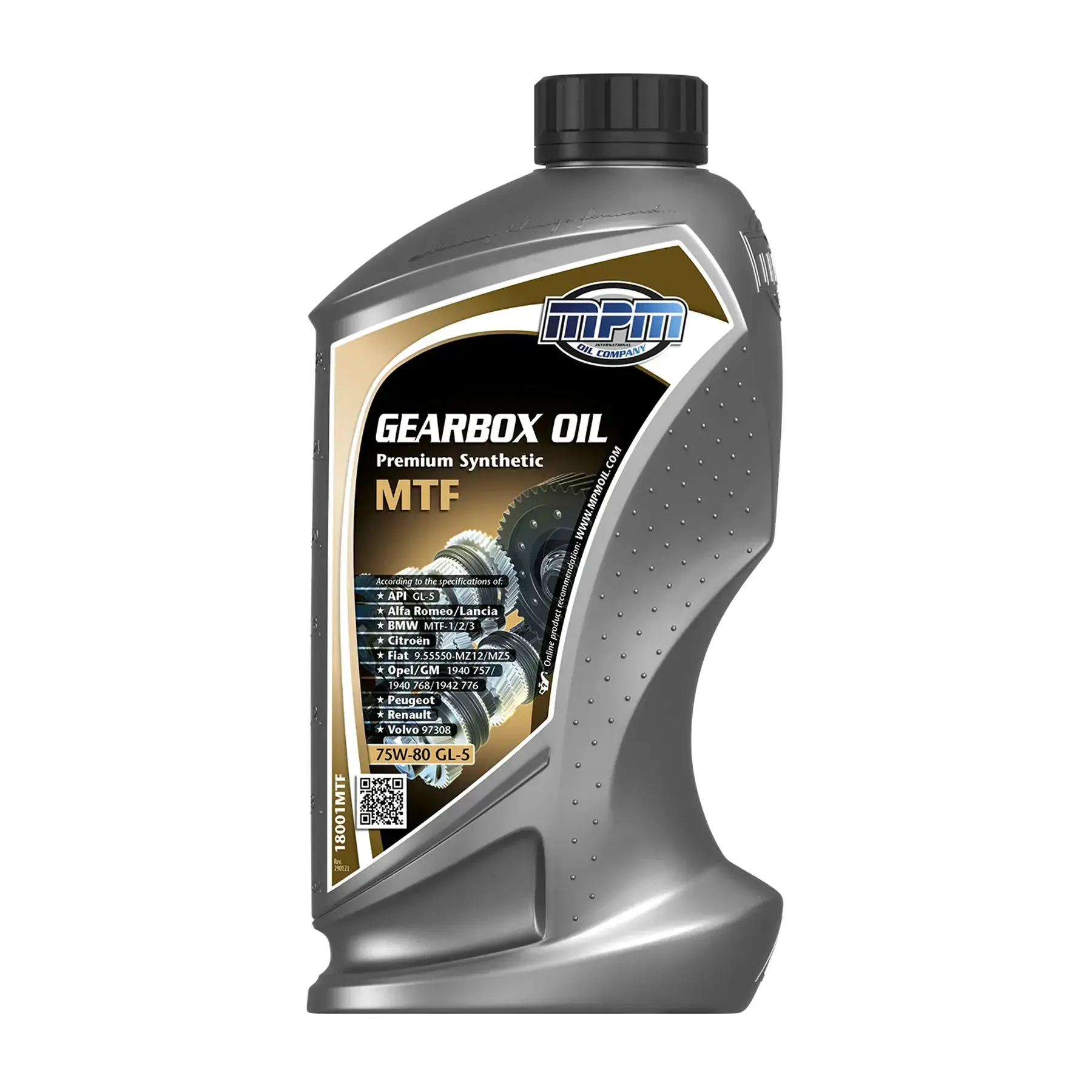 MPM Gearbox Oil 75W-80 GL-5 Premium Synthetic MTF 1L